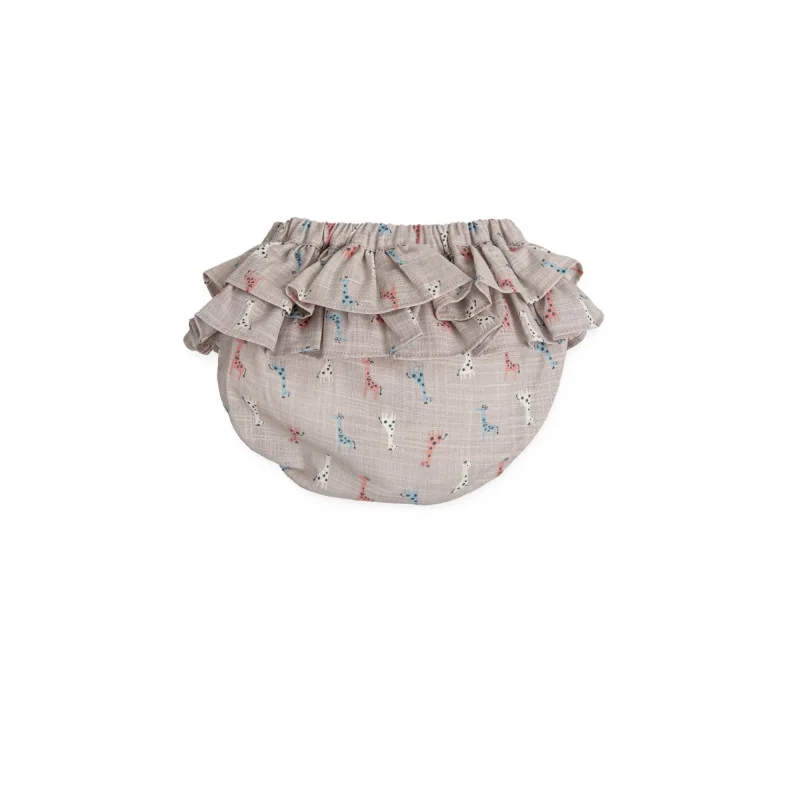 Culotte en jacquard Garcon Afecto Sable Tutto Piccolo SS22