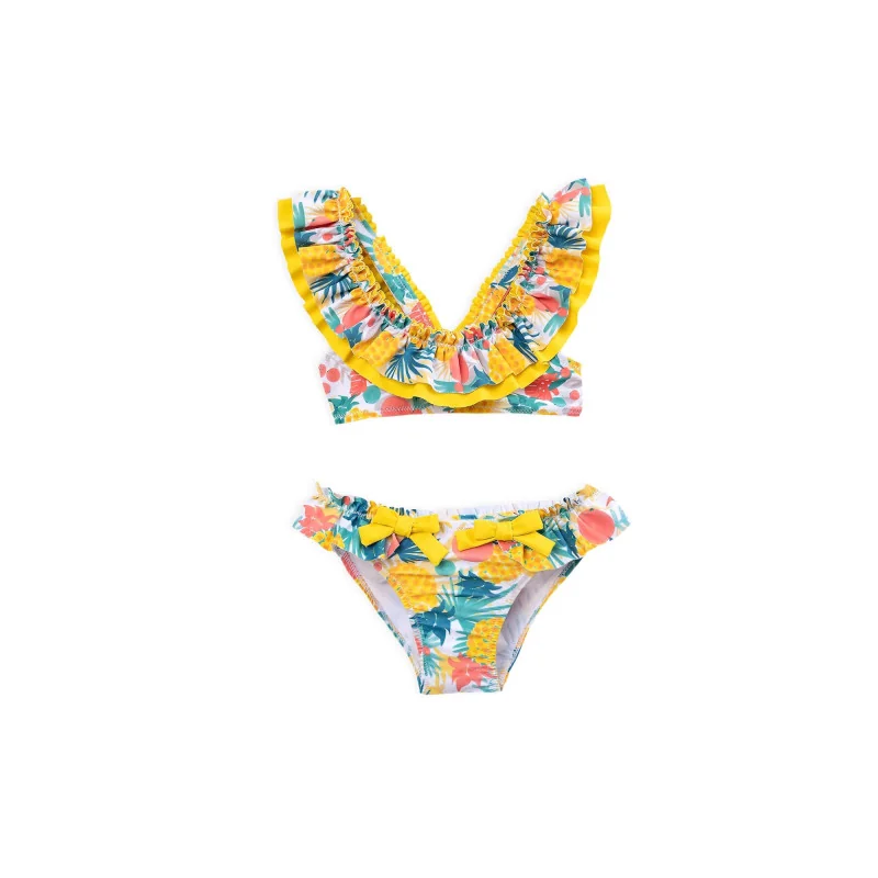 Bikini niña B.Rebeldía amarillo Tutto Piccolo