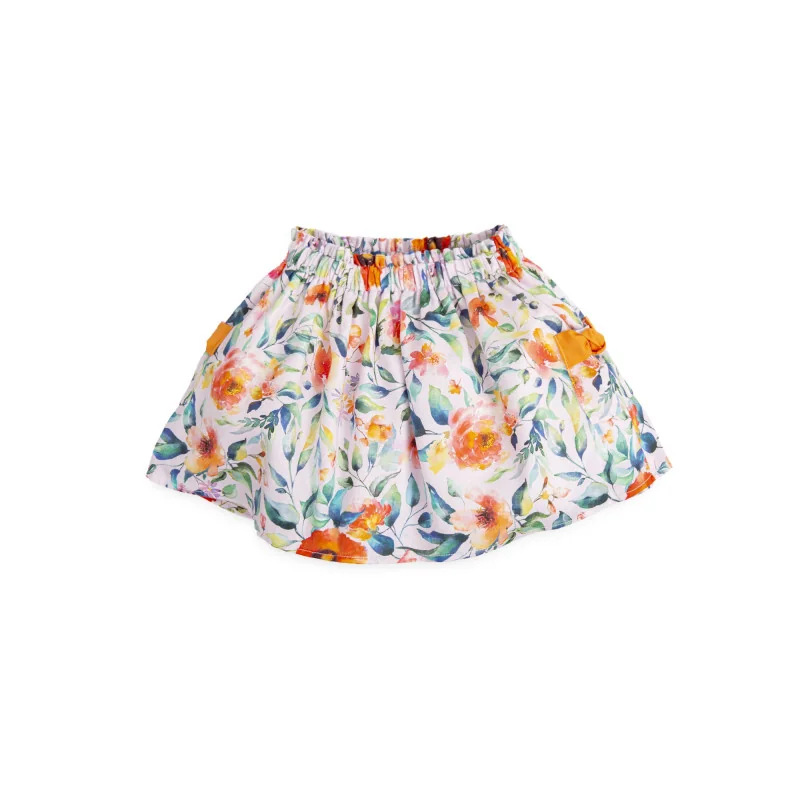 Deseo girls' skirt tangerine Tutto Piccolo