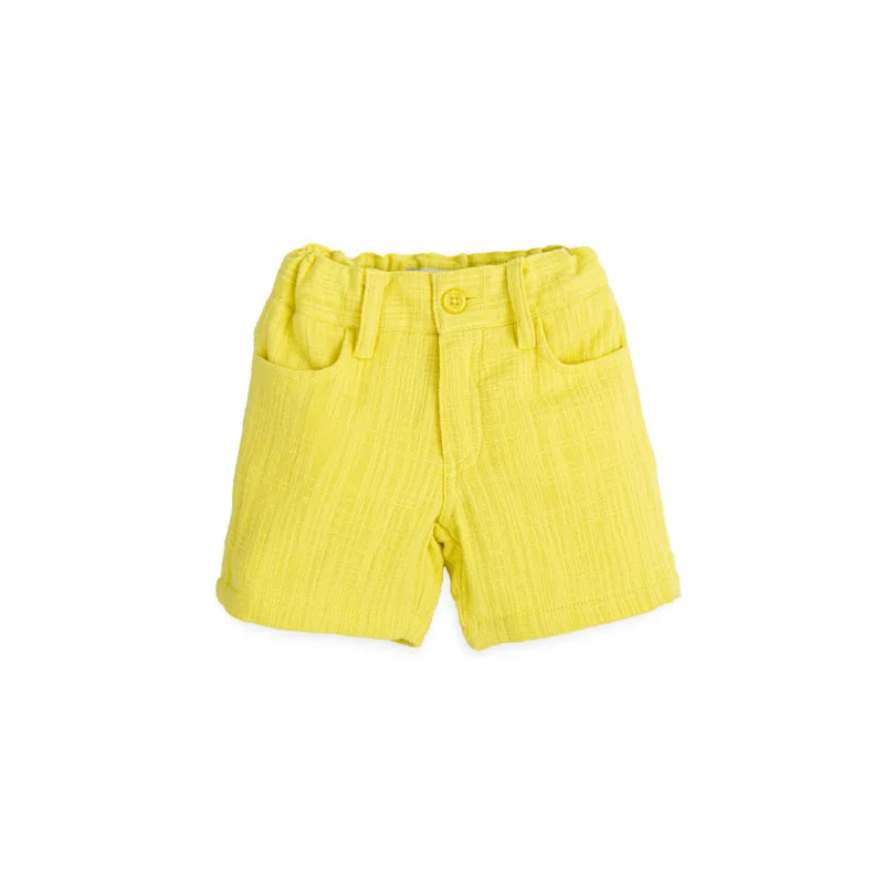 Bermuda garçon Diversion jaune Tutto Piccolo