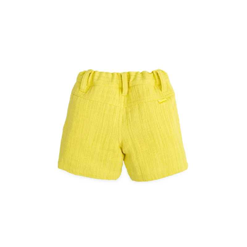 Bermudas Garcon Diversion Jaune Tutto Piccolo SS22