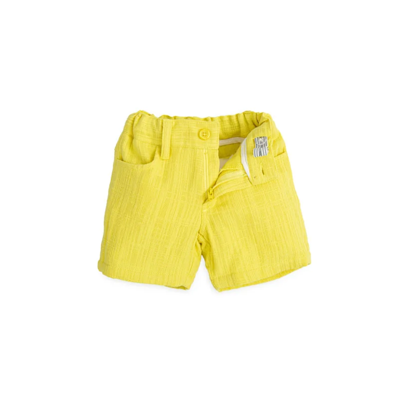 Bermudas Garcon Diversion Jaune Tutto Piccolo SS22