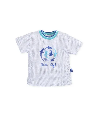 Emocion boys' T-shirt electric blue Tutto Piccolo