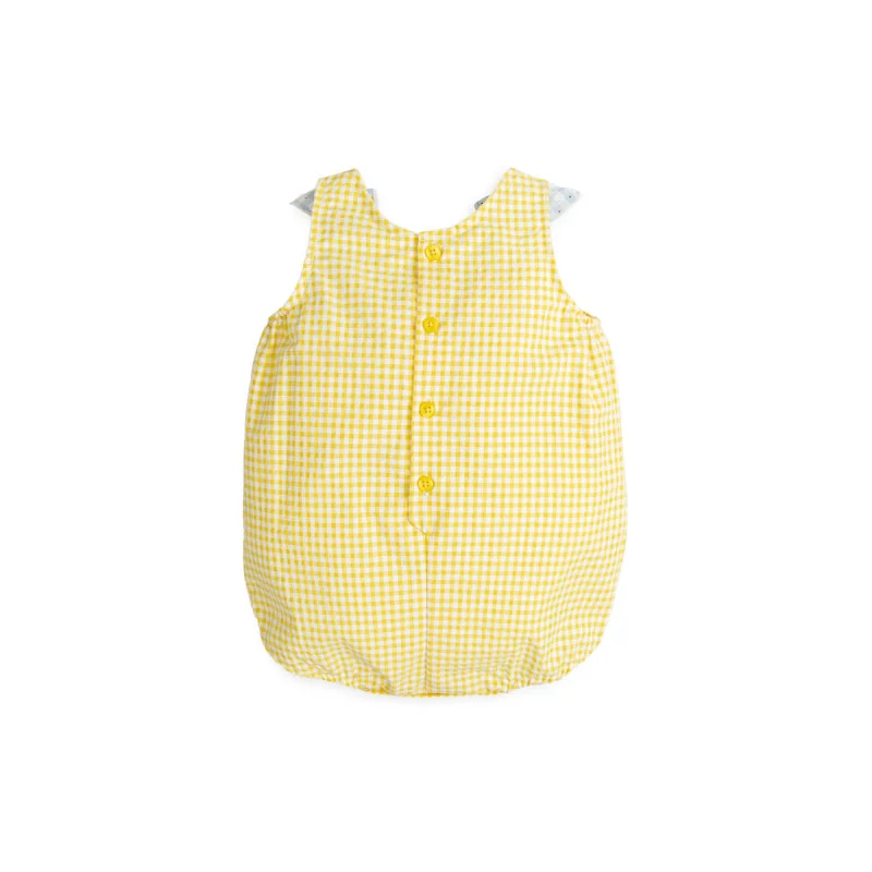 Barboteuse Fille CL Libertad Jaune Tutto Piccolo SS22