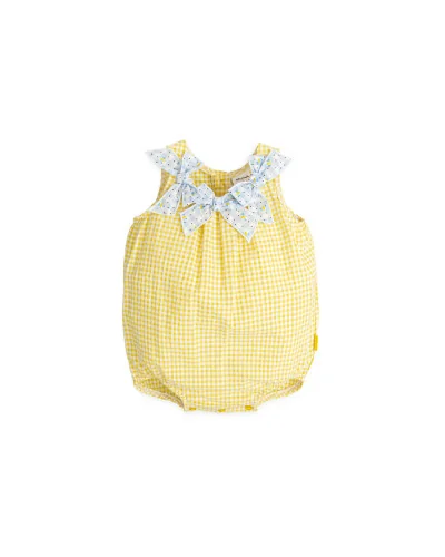 Libertad girls' romper yellow Tutto Piccolo
