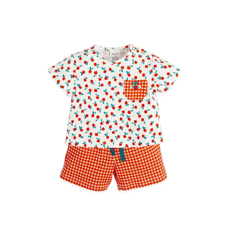 Mirada boys' 2-piece set orange Tutto Piccolo