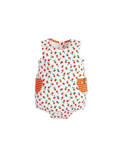 Mirada unisex romper orange Tutto Piccolo