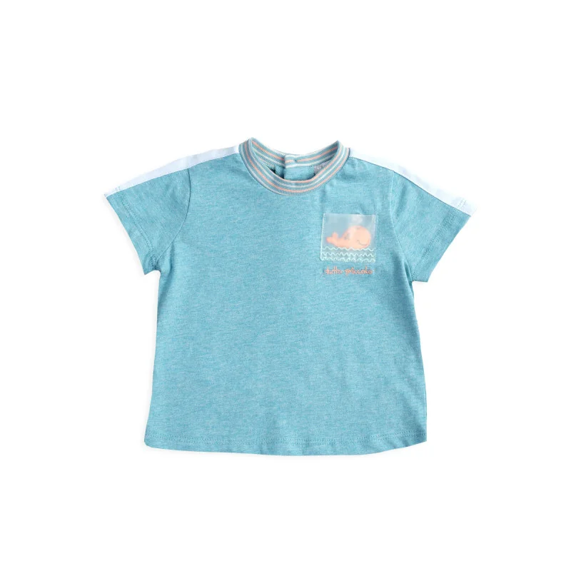 Camiseta niño B.Serena azul Atlántico Tutto Piccolo SS22