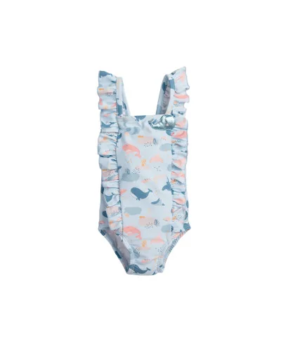 Bañador niña B.Serena azul verdoso Tutto Piccolo