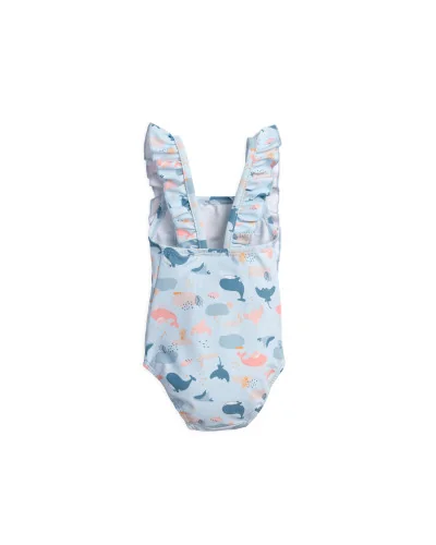 B.Serena girls' swimsuit blue green Tutto Piccolo