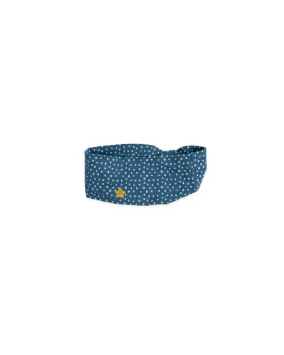 Nostalgia girls' headband indigo Tutto Piccolo