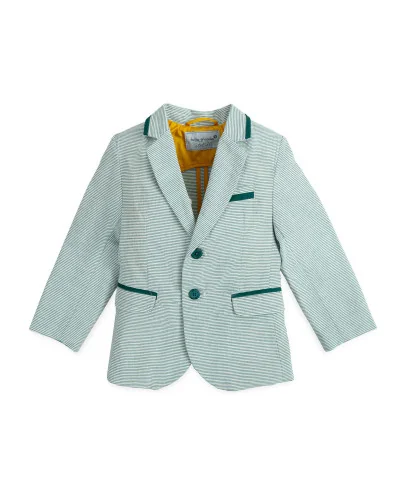 Blazer niño Euforia a rayas verde Tutto Piccolo