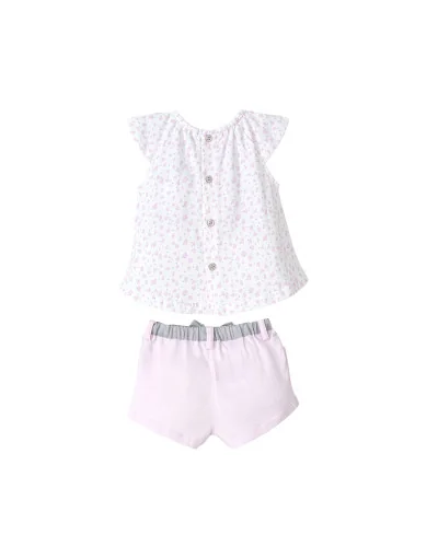 Conjunto 2 piezas niña Ilusion rosa Tutto Piccolo