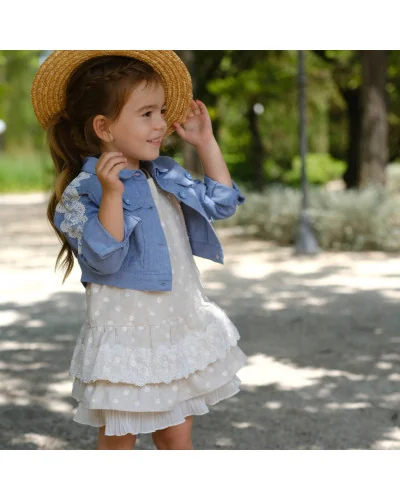 Encanto girls' floral straw hat Tutto Piccolo