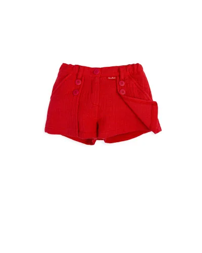 Falda pantalón niña Esperanza roja Tutto Piccolo