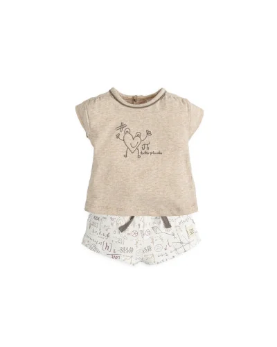 Ingenio girls' 2-piece set camel Tutto Piccolo