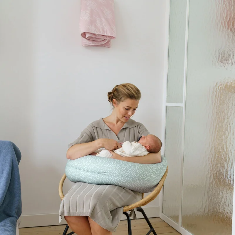 Coussin d Allaitement et Maternité BUDDY Cloudy Kaki Doomoo