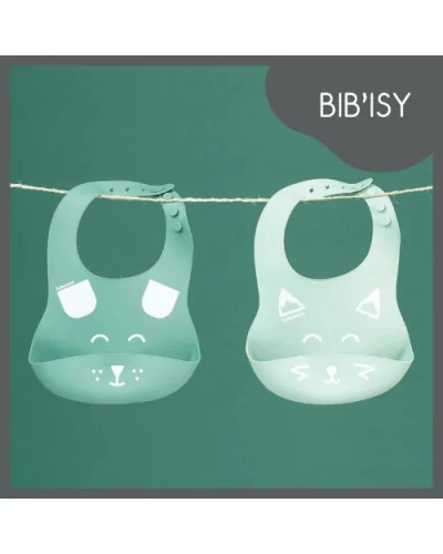 Bavoirs silicone Bib’Isy x2 Babymoov