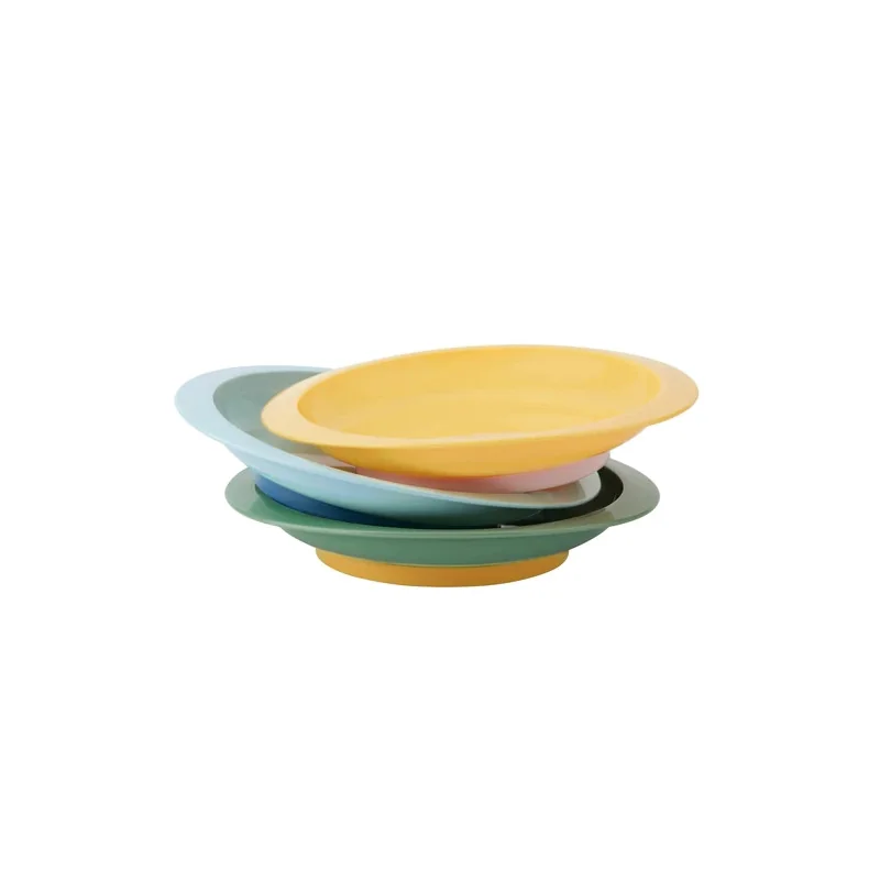 Assiettes antidérapantes, lot de 3, Badabulle Assiettes antidérapantes, lot de 3, Badabulle