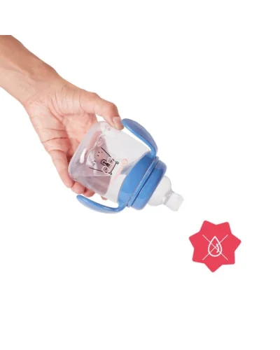 Tasse anti-fuite bec en silicone souple 180 ml Badabulle