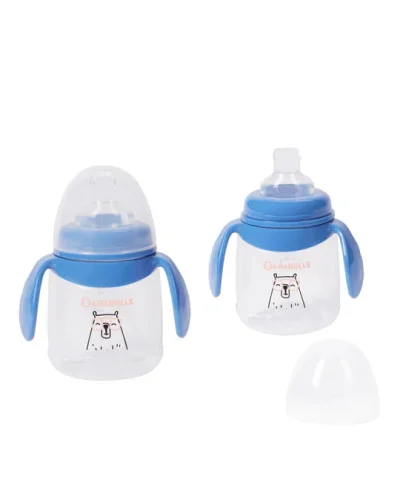 Tasse anti-fuite bec en silicone souple 180 ml, lot de 2, Badabulle