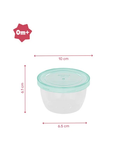 Pots de conservation Badabowls maxi portions 5 x 250 ml Badabulle