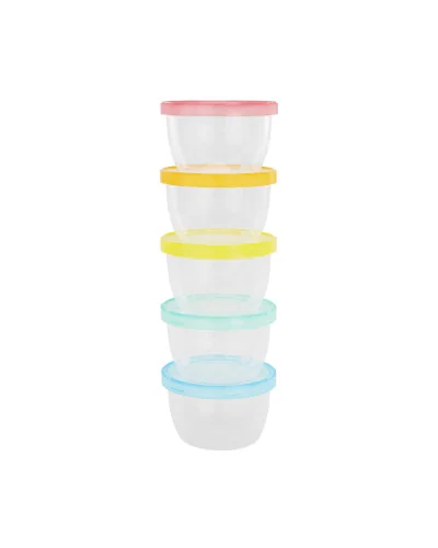 Pots de conservation Badabowls maxi portions 5 x 250 ml Badabulle
