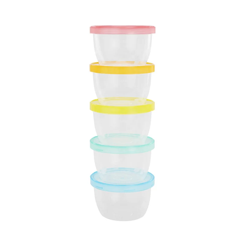 Pots de conservation Badabowls maxi portions 5 x 250 ml Badabulle Pots de conservation Badabowls maxi portions 5 x 250 ml Badabulle