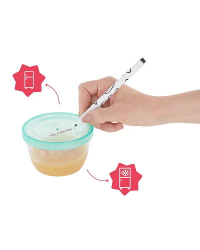 Pots de conservation Badabowls Maxi Portions 250 ml, lot de 12, Badabulle