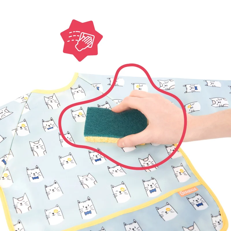 bavoir bébé Manches Longues Badabulle | la maison du bebe bavoir bébé Manches Longues Badabulle | la maison du bebe