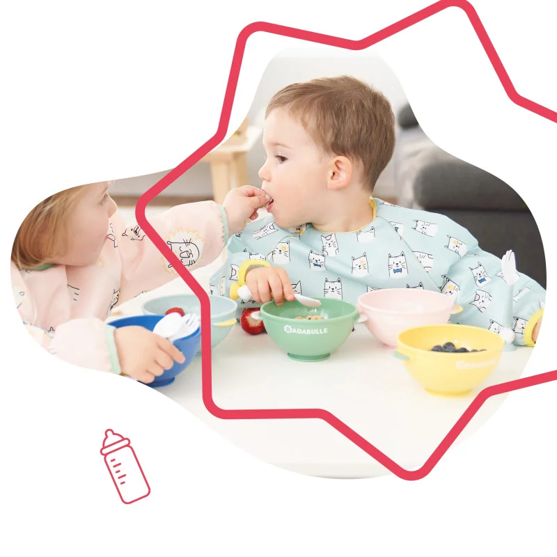 bavoir bébé Manches Longues Badabulle | la maison du bebe bavoir bébé Manches Longues Badabulle | la maison du bebe