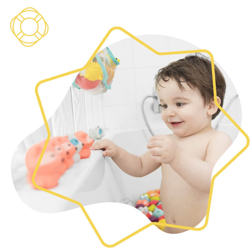 Jouets de bain Rigolos Splash x10 Badabulle - vue 2