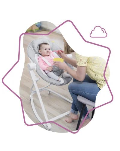 Transat relax en hauteur Compact’Up Candy Badabulle