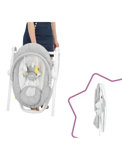 Hamaca relax elevada Compact’Up Candy Badabulle