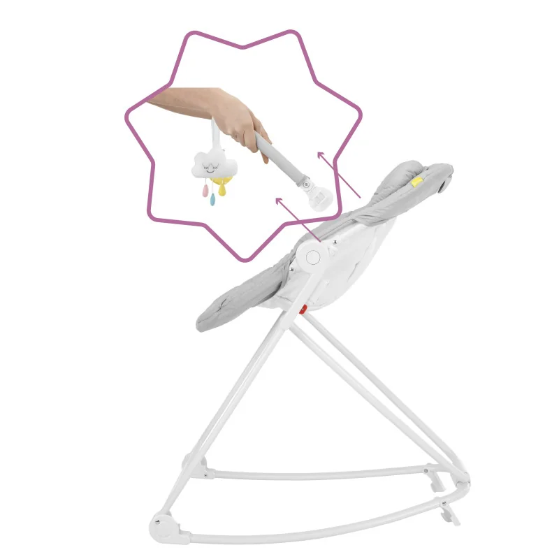 Transat relax en hauteur compact up candy badabulle | la maison du bebe Transat relax en hauteur compact up candy badabulle | la maison du bebe