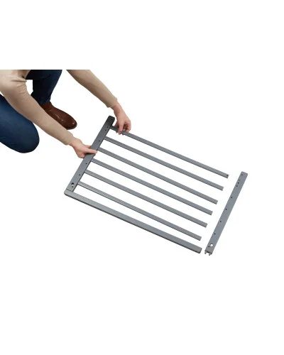 Barrière de sécurité en bois Deco Pop Gris Badabulle