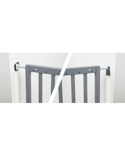 Barrière de sécurité en bois Deco Pop Gris Badabulle