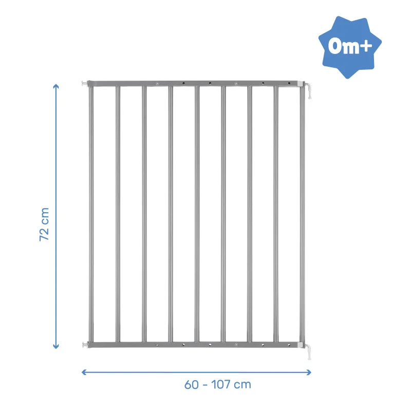 Barrière de Sécurité Safe & Protect Metal XL Badabulle | la maison du bebe