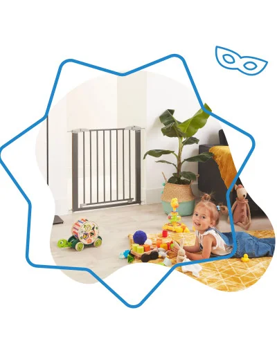 Barrière de sécurité Safe & Lock métal Badabulle