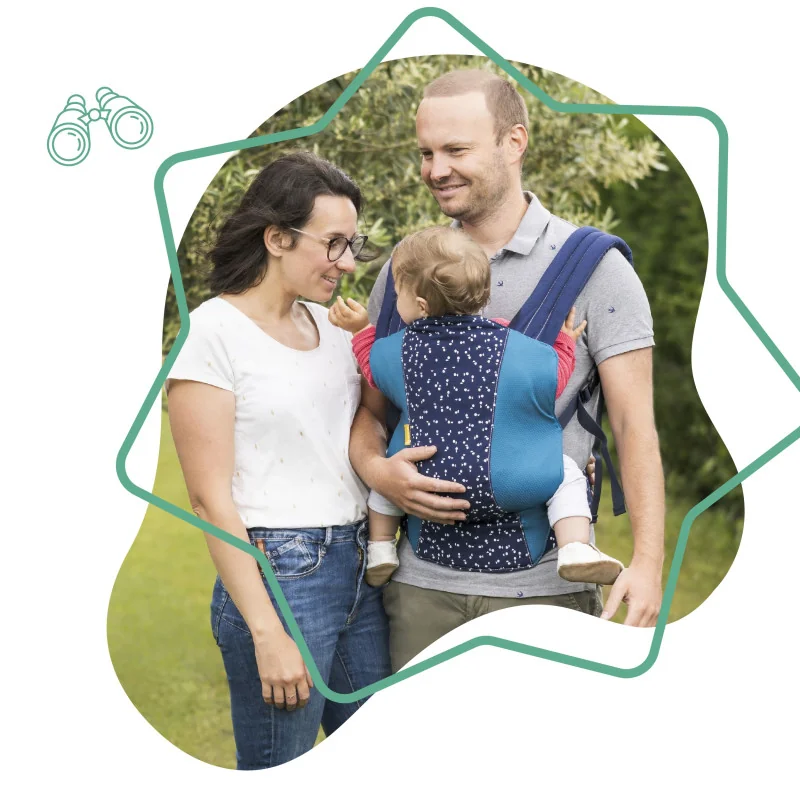Porte-bébé dorsal ajustable Easy & Go Badabulle - vue 2