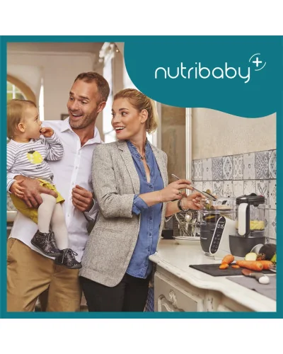 Robot cuiseur vapeur Nutribaby(+) Industrial Grey Babymoov