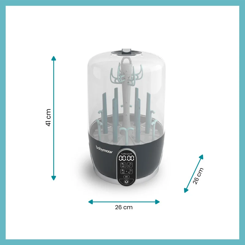 Stérilisateur et Sèche Biberon Turbo Pure BABYMOOV