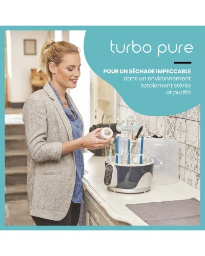 Stérilisateur et sèche-biberon Turbo Pure Babymoov