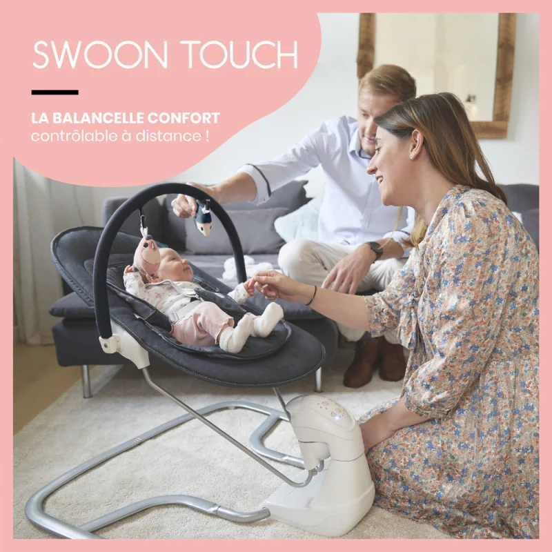 Balancelle électrique Swoon Touch avec télécommande Babymoov - vue 2