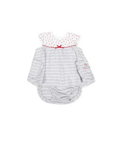 Girls' knitted dress with knickers 12 months Tutto Piccolo