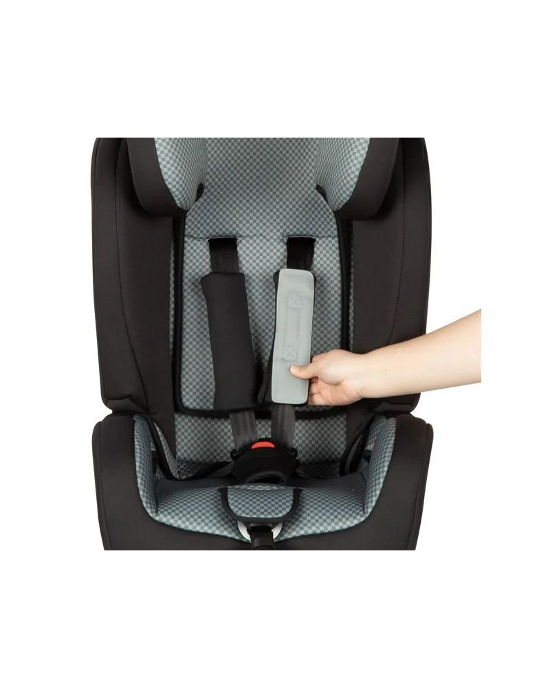 Silla Auto BEBÉ CONFORT Everfix Pixel Grey (Grupo 1/2/3) 