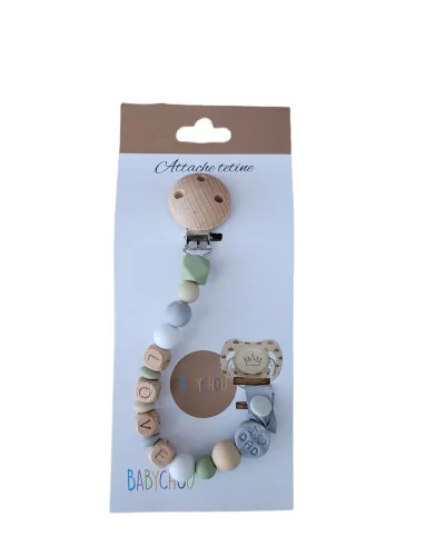 Attache Tétine en Bois BABYCHOU