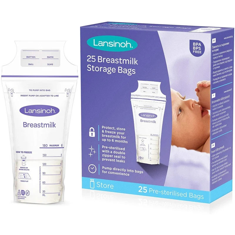 Sachets de conservation de lait maternel (25) Lansinoh