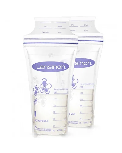 Sachets de conservation du lait maternel Lansinoh, boîte de 25 – paquet