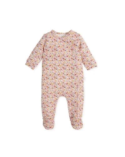 Grenouillère fille en coton épais Petal Ranas de Choco Tutto Piccolo